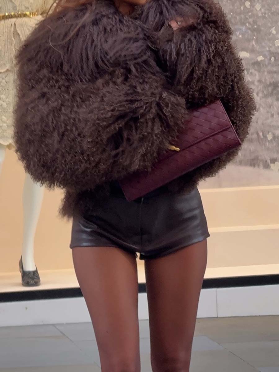 Winter Fashion Plush Faux Fur Short Coat