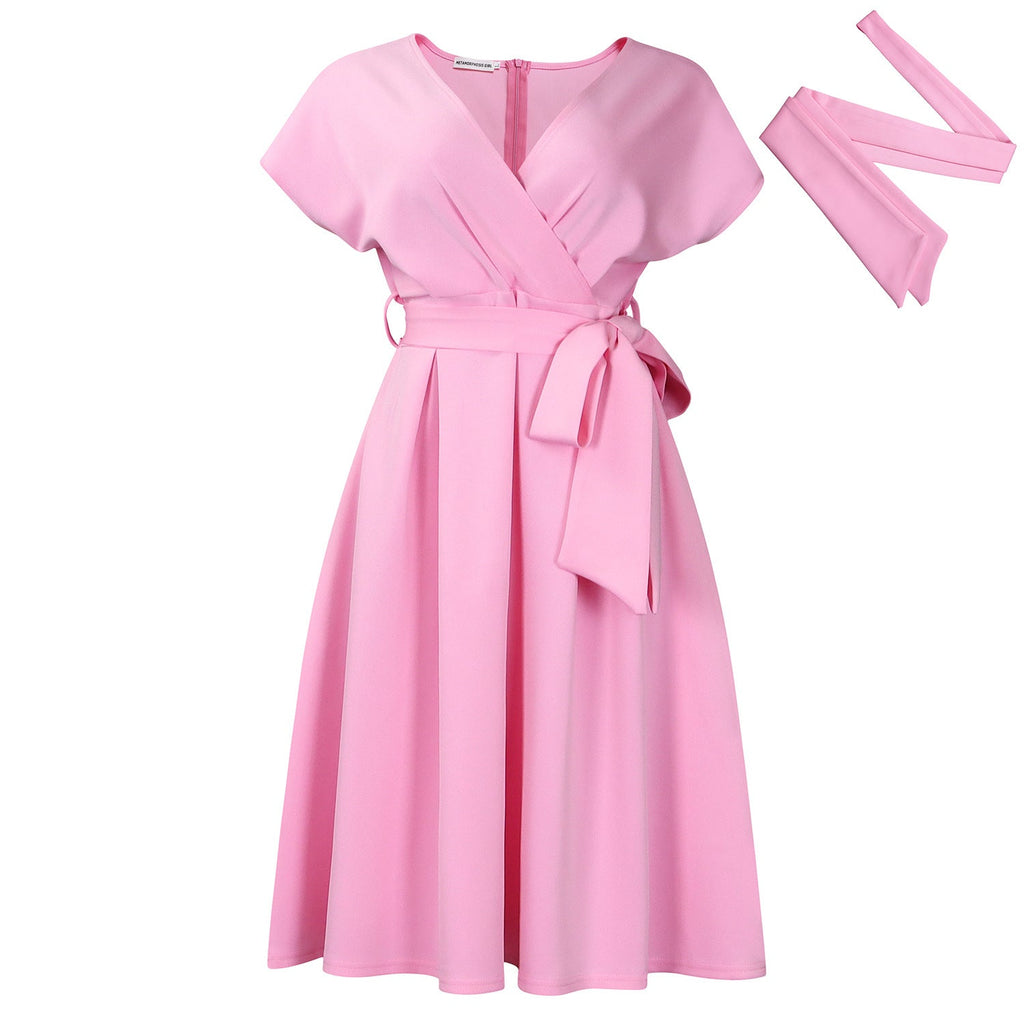 V-Neck Elegant Dress