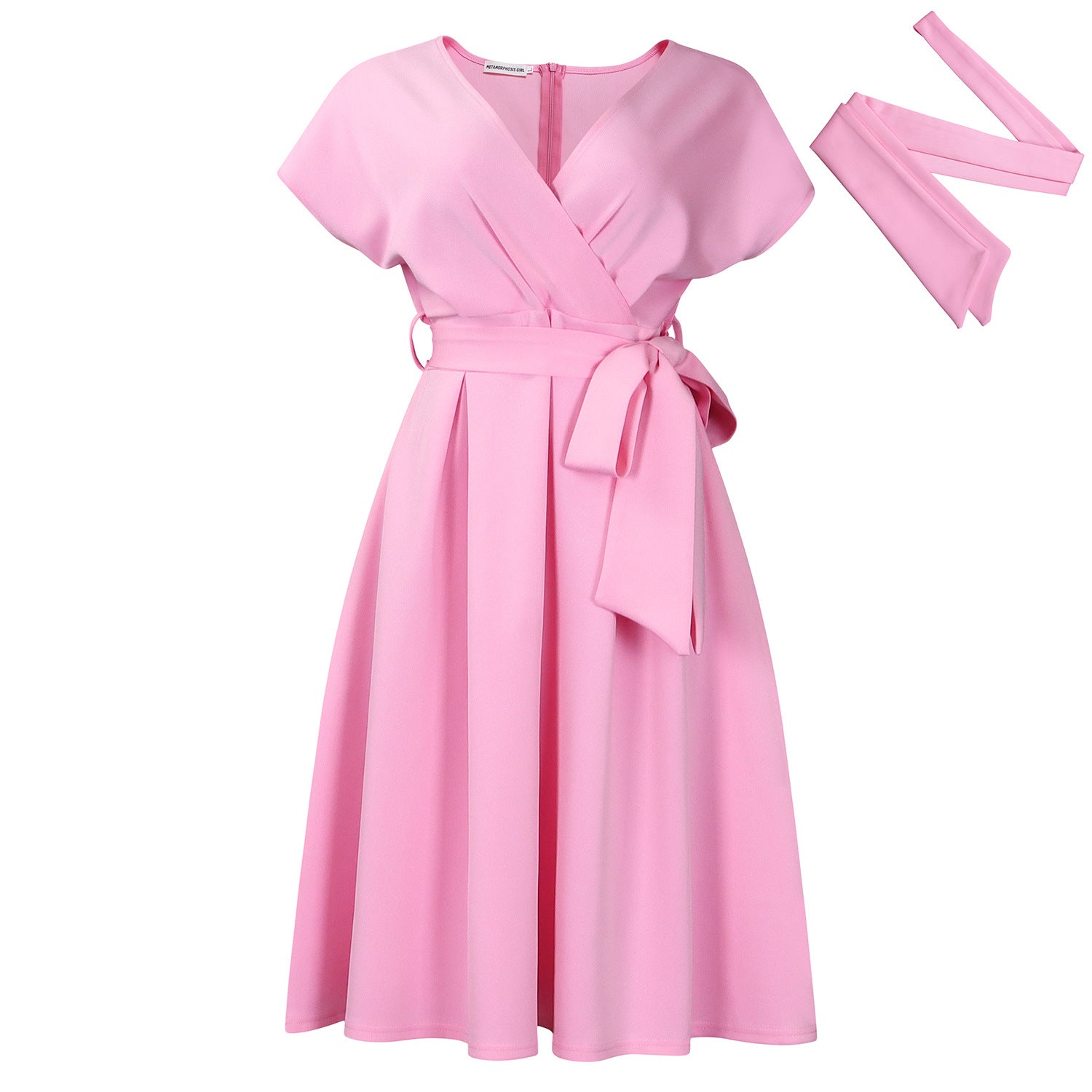 V-Neck Elegant Dress