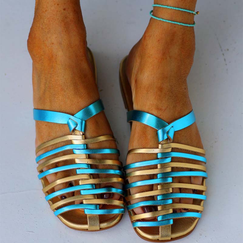 Fashion Woven Flat Slippers