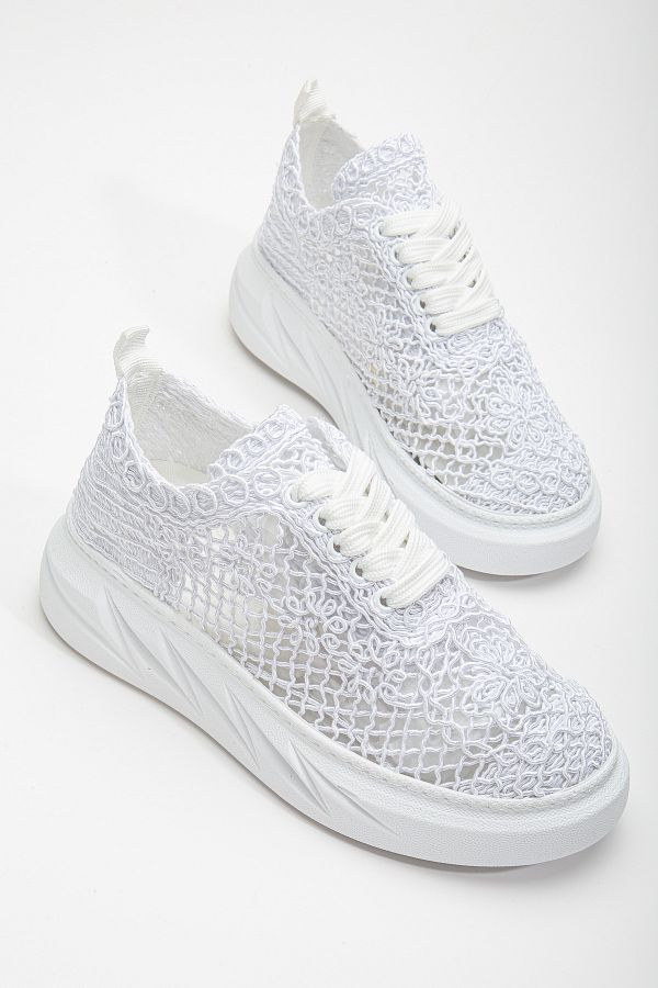 Women's woven Pattern Hollow Shoes