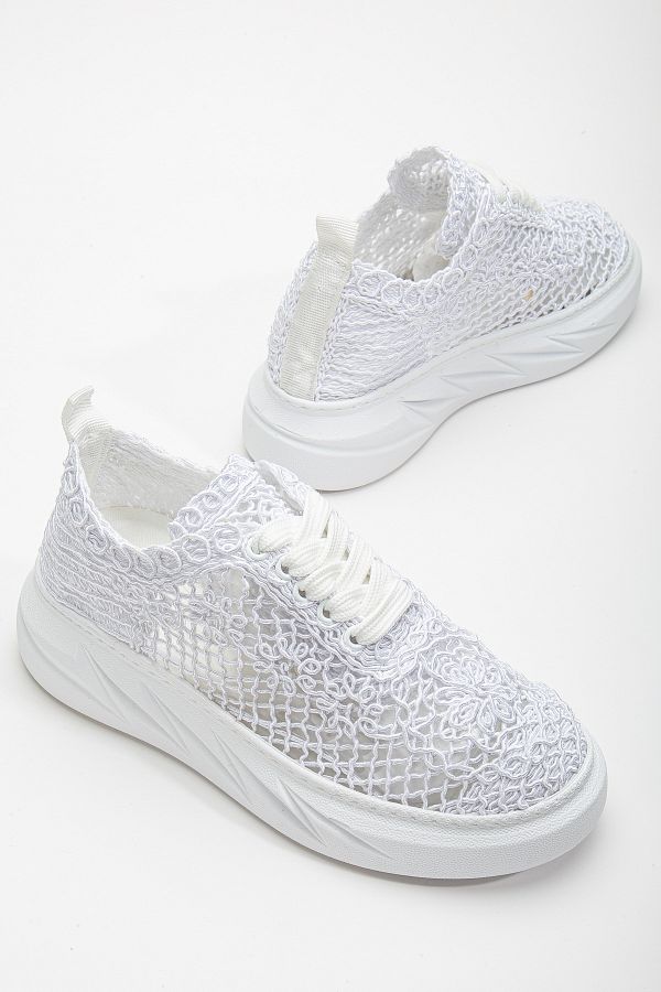 Women's woven Pattern Hollow Shoes