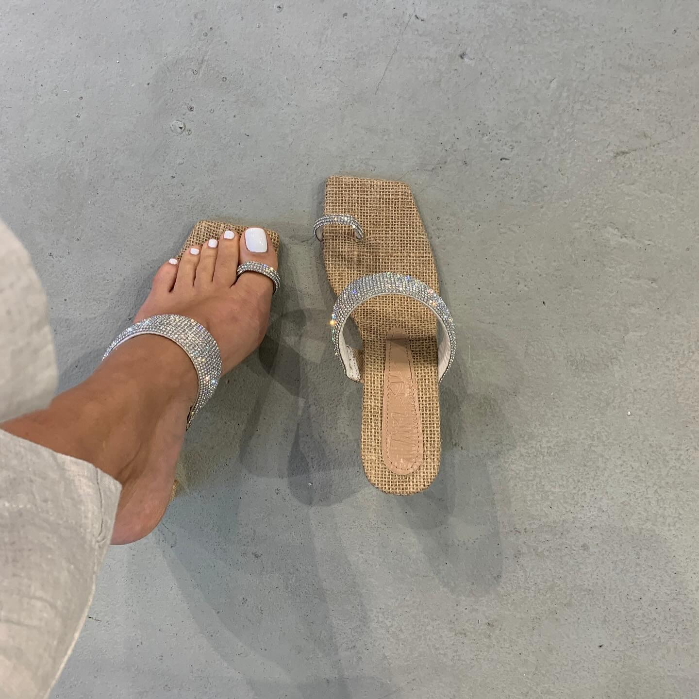 High Heel Silver Strap Sandals