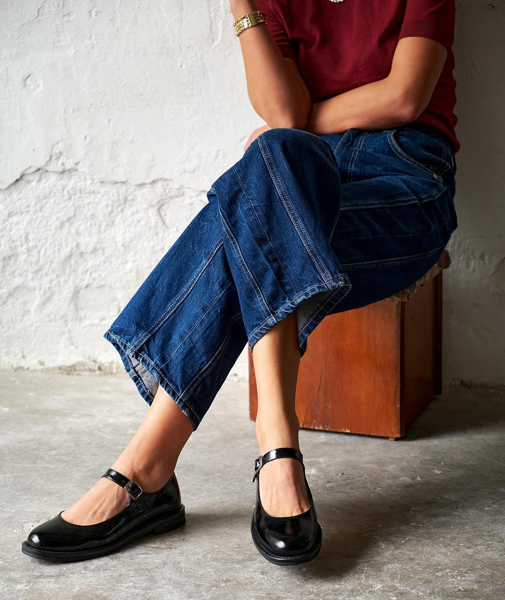 Women's Genuine Leather Round Toe Shoes