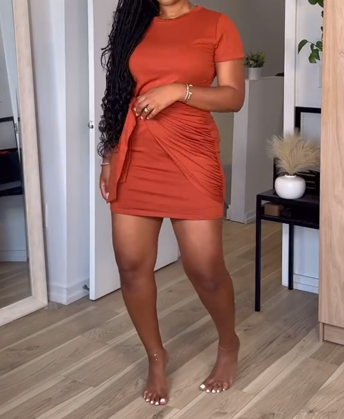 Fashion Bow Slim Dress