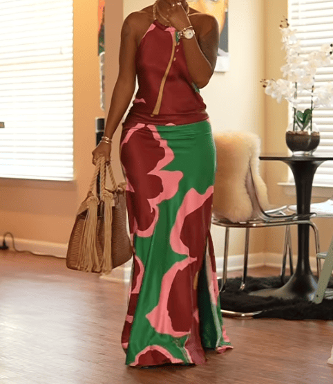 Multicolor bodycon dress