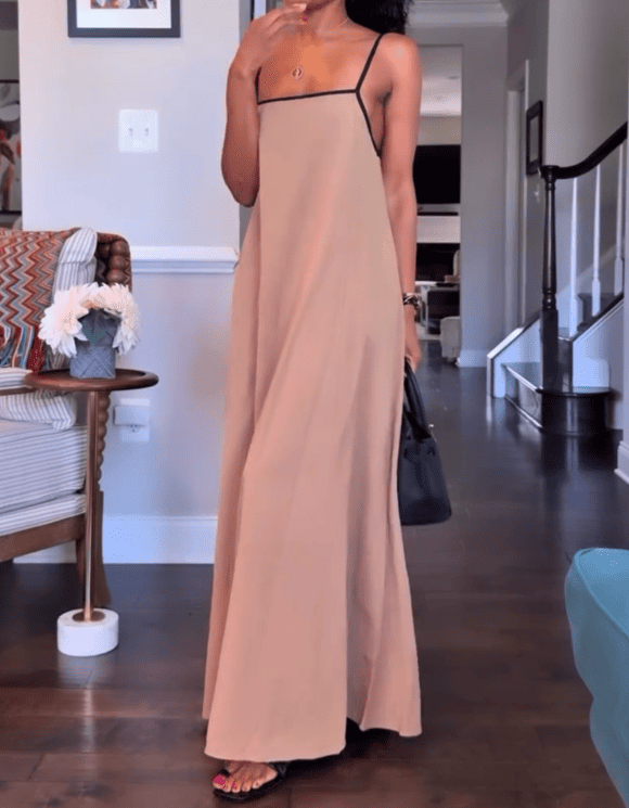 Linen Maxi Dress