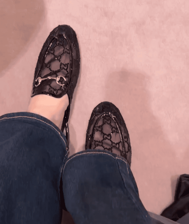 Women's crystal slipper