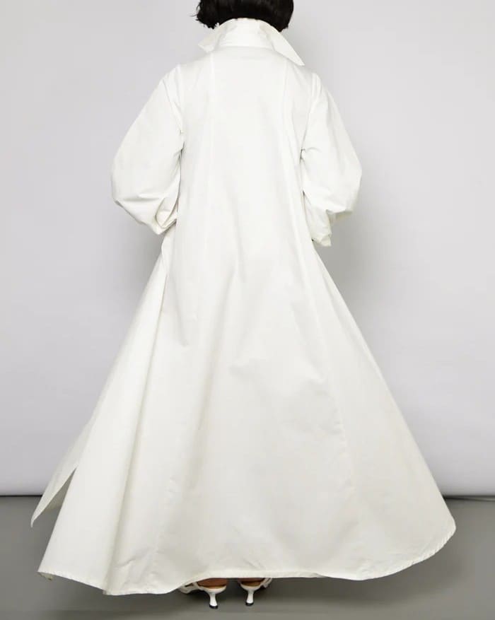 Maxi Flared Shirt Dress