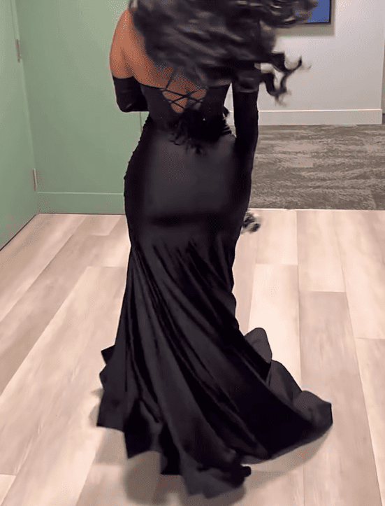 Halter Mermaid Hem High Slit Party Maxi Dress