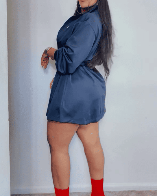 3-STRIPES WRAPPED TRACK SUIT DRESS