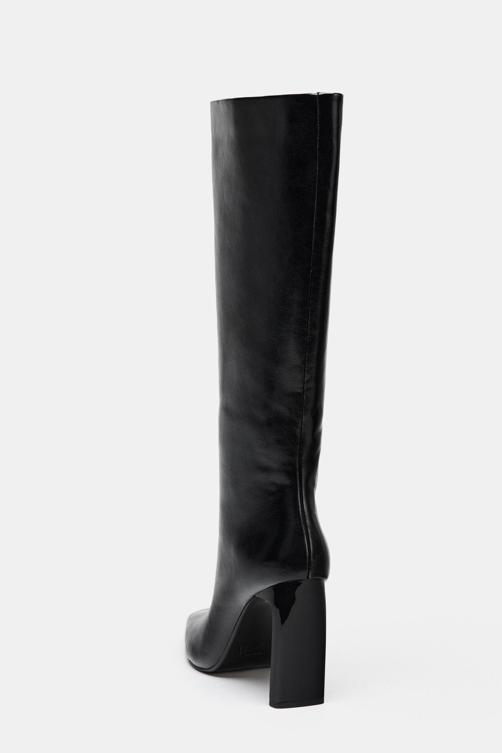 New Leather Pointed Toe Heel Boots