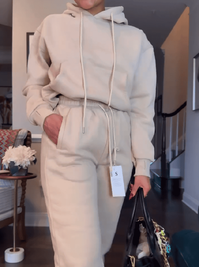 Tracksuit Set With Hood