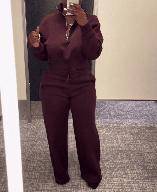 Zippered Track Top + Pants