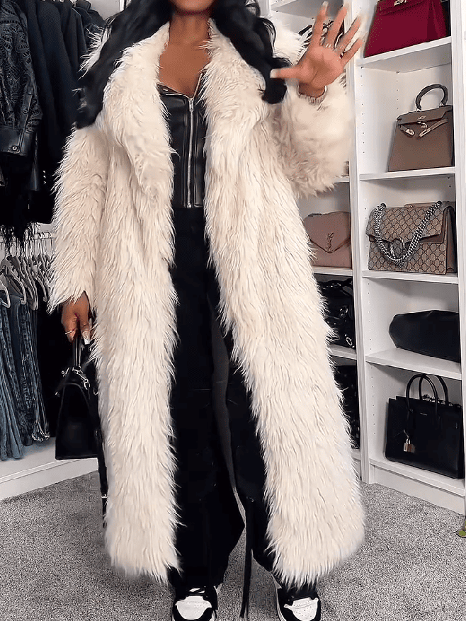 Faux Fur Maxi Coat