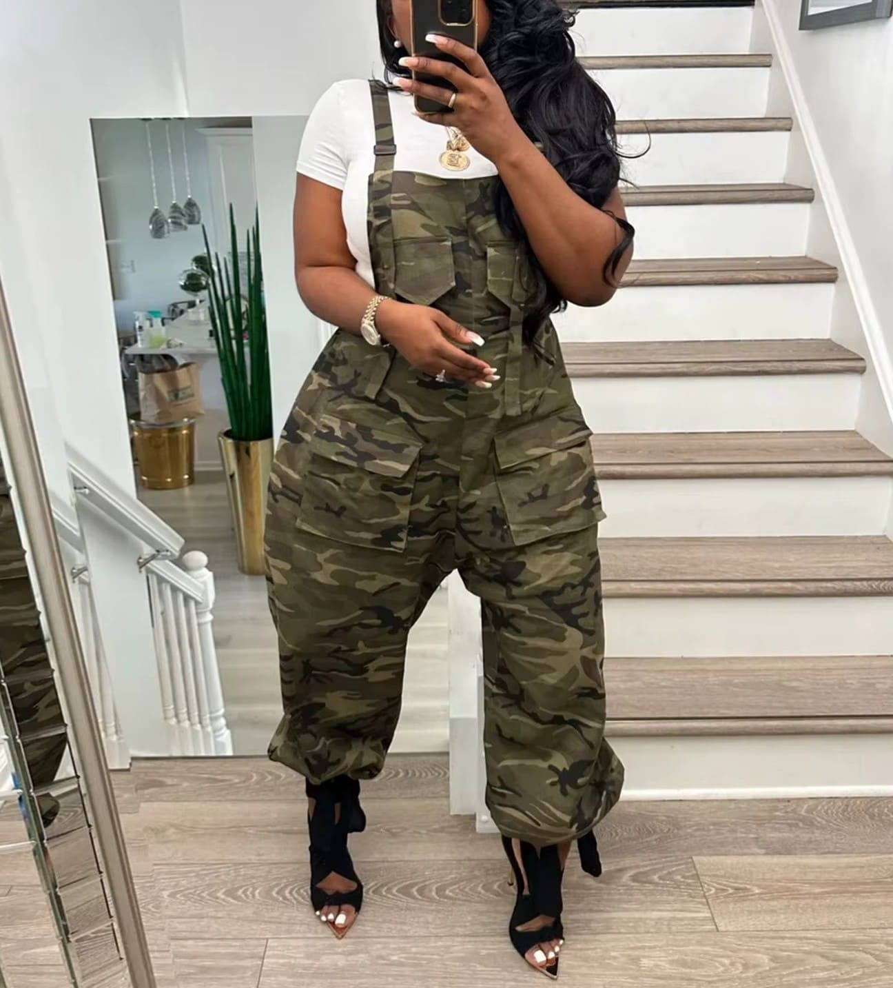 Camouflage Baggy Jumpsuit