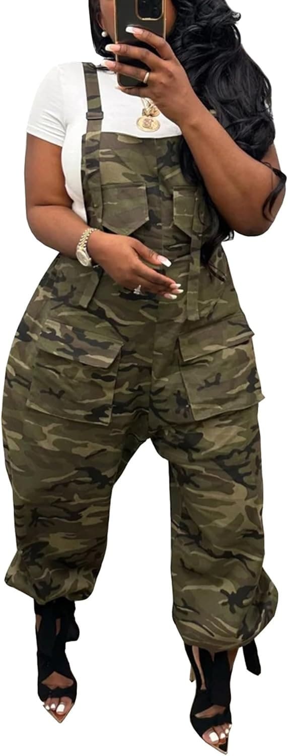 Camouflage Baggy Jumpsuit