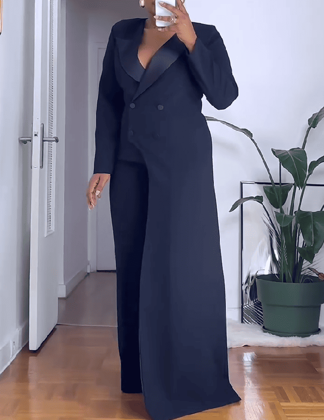 Midnight Blazer Jumpsuit