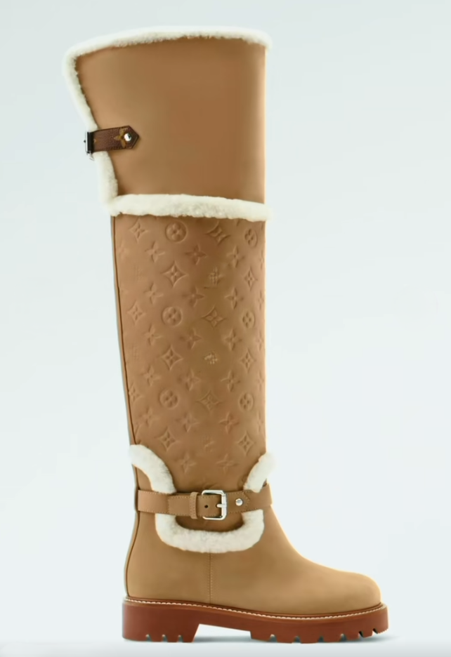 Buckle Flat Thigh Boots