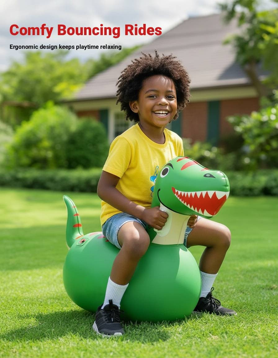 Giant Inflatable Dinosaur Bouncy Toy - Dual Hoppers