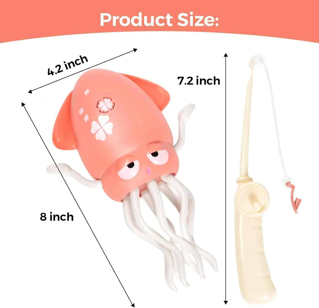 Electric Dancing Squid Toy with Lights and Music
