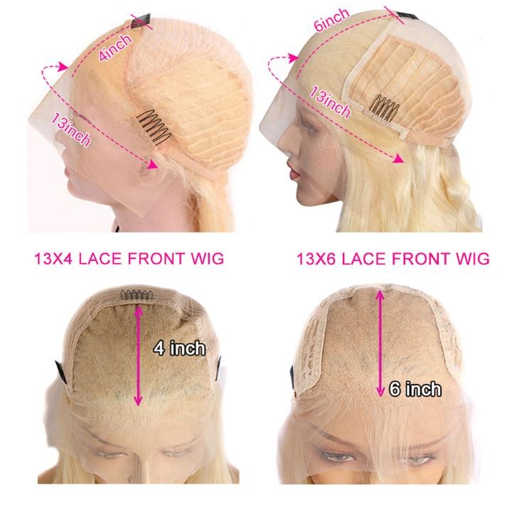 Blonde 13x6 Lace Frontal Human Hair Wig