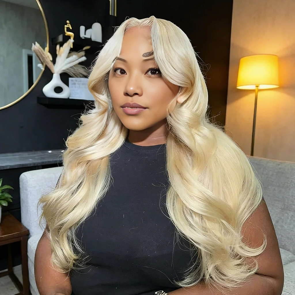Blonde 13x6 Lace Frontal Human Hair Wig