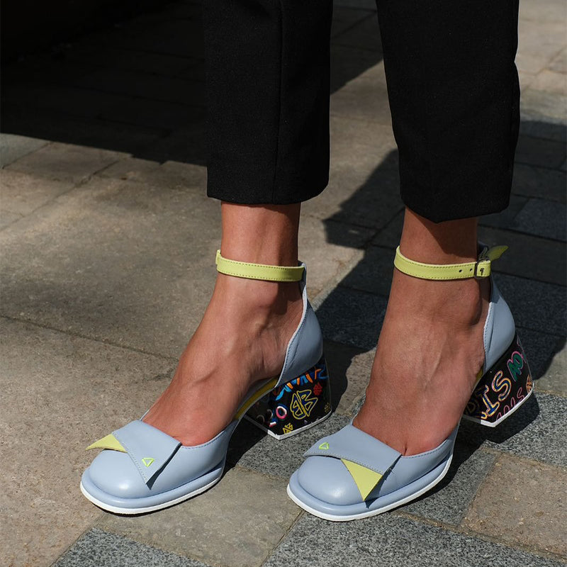 Thick Heeled Square Head Mary Jane