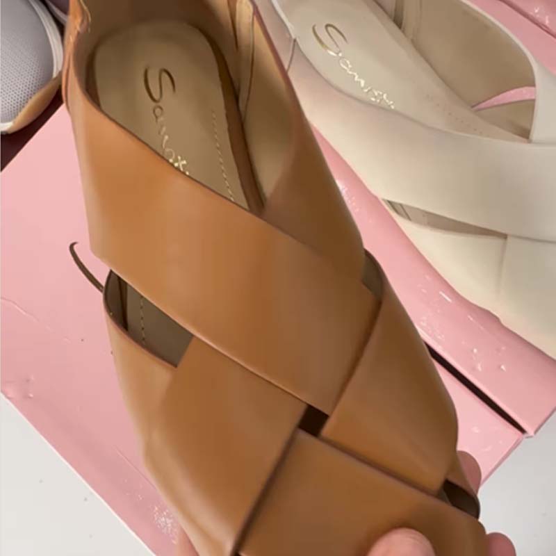 Woven Cutout Flats Gladiator Sandals Shoes