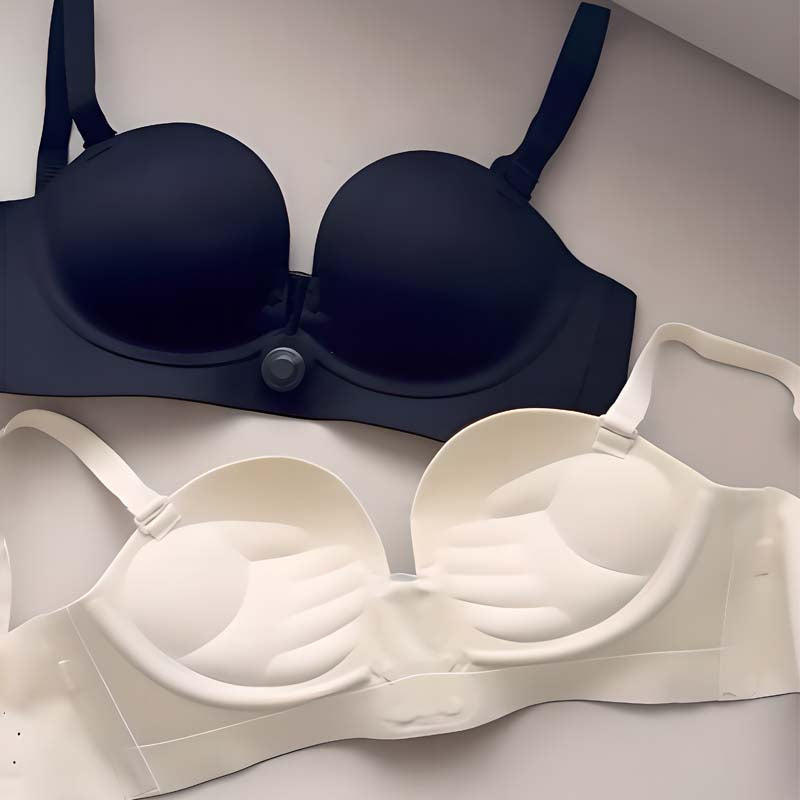 Knob Push-up Bra Adjustable Women's Underwear