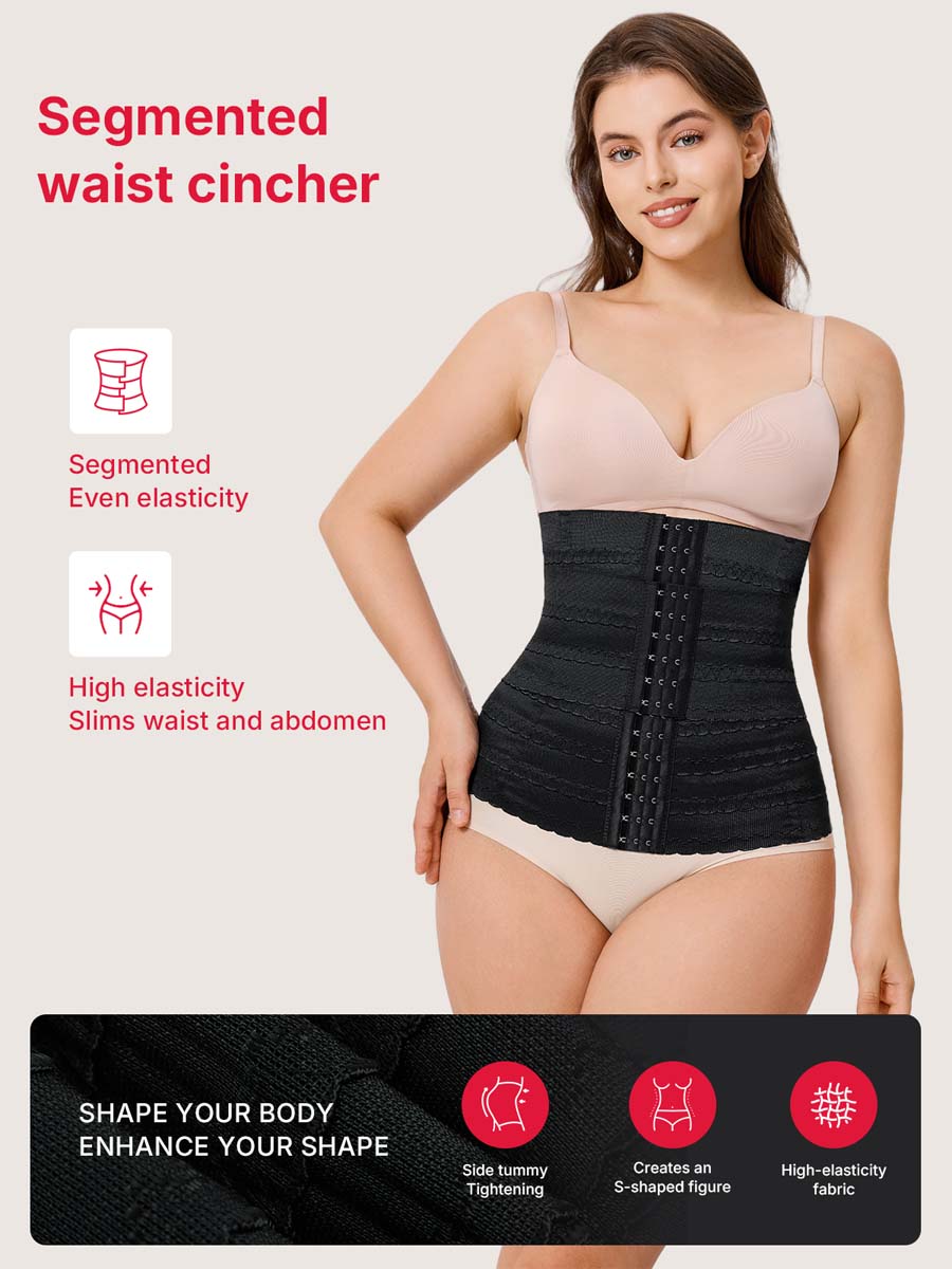 Breasted Waist Segmented Waist Cincher