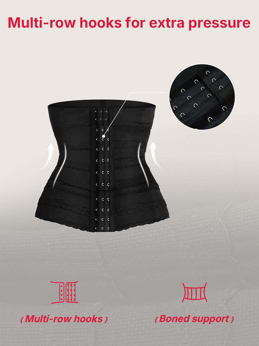 Breasted Waist Segmented Waist Cincher