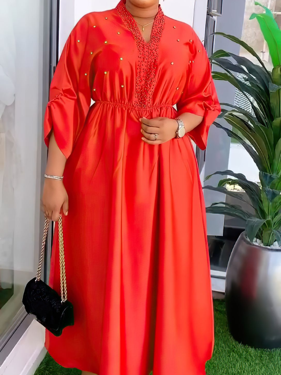 Demure Dazzle Occasion Dress