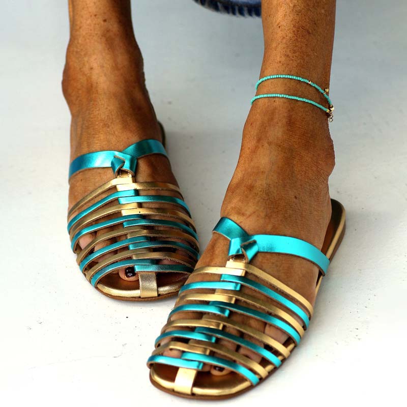 Fashion Woven Flat Slippers