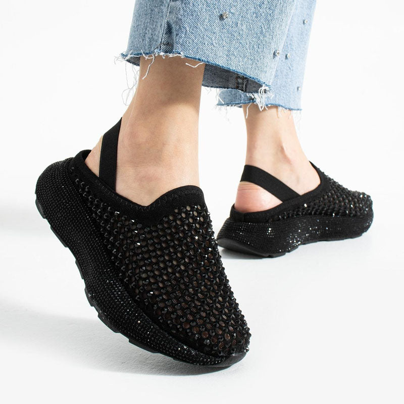 Rhinestone Sparkle Hollow Out Sandals