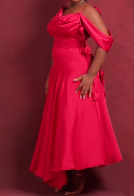 The One-shoulder Classy Dress For Events