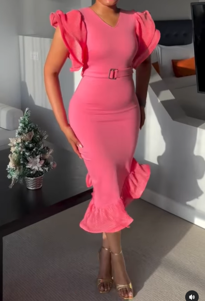 Chic Classy Irregular Dress