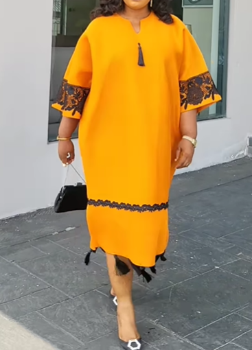 Demure Big Madam Dress