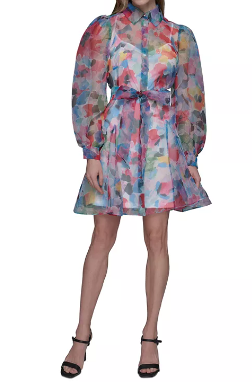 The Adorable Floral Short Dress