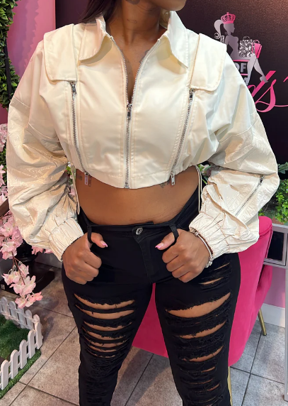 Fab Patchwork Design Jacket