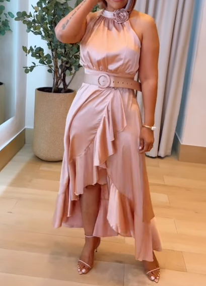 Classy Flowy Occasion Dress