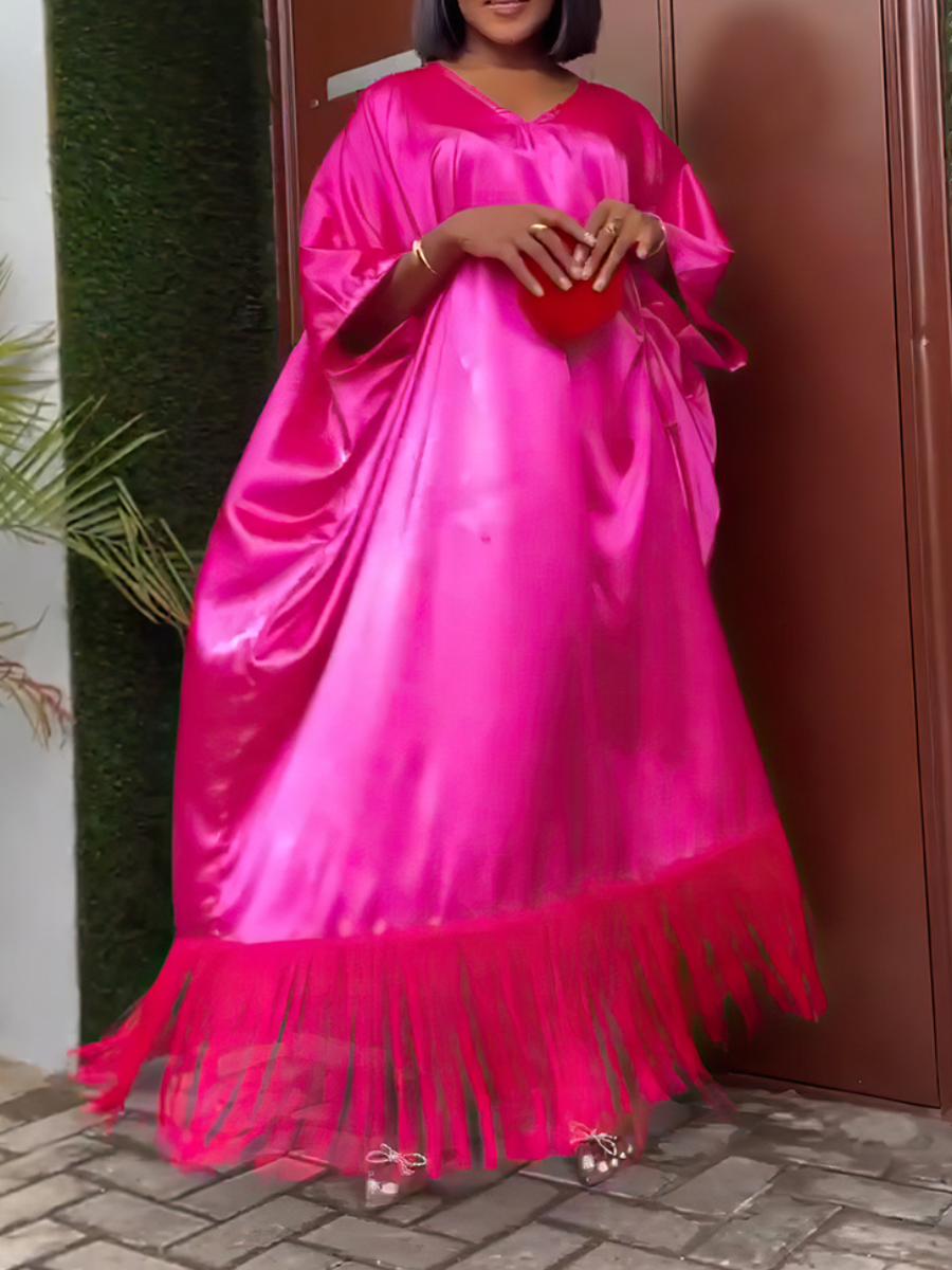 Breezy Comfy Tassel Dress